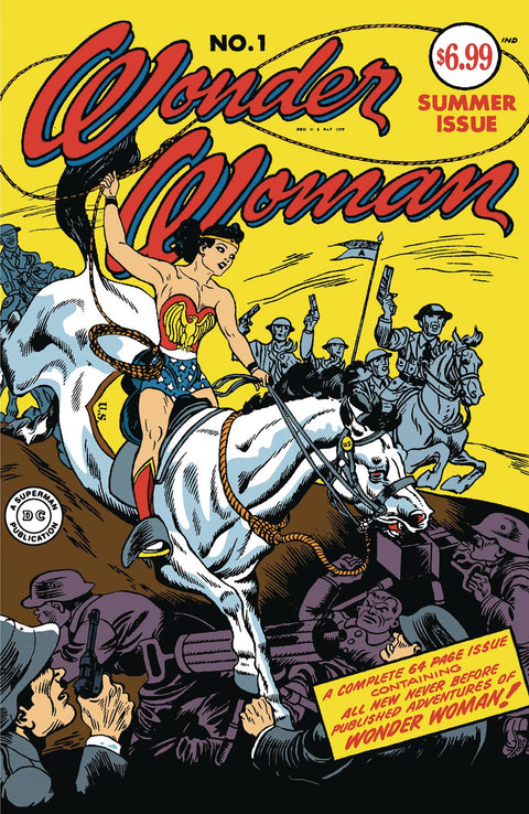 Wonder Woman, Vol. 1 1D Comic Facsimile Harry G. Peter DC Comics 2023