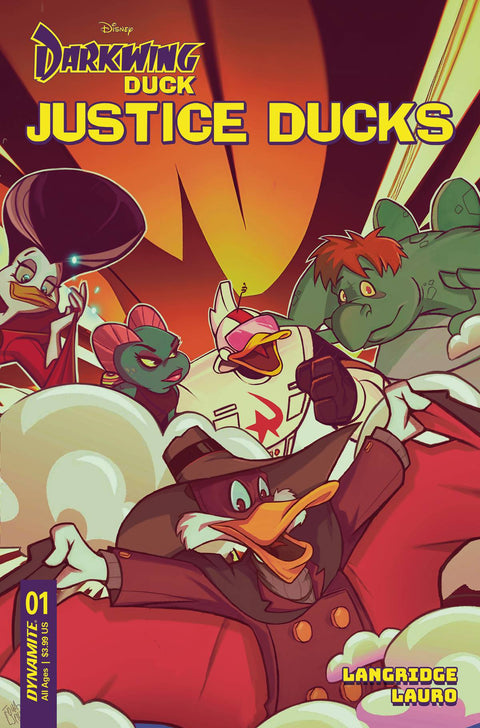 Justice Ducks 1B Comic Francesco Tomaselli Variant Dynamite Entertainment 2024