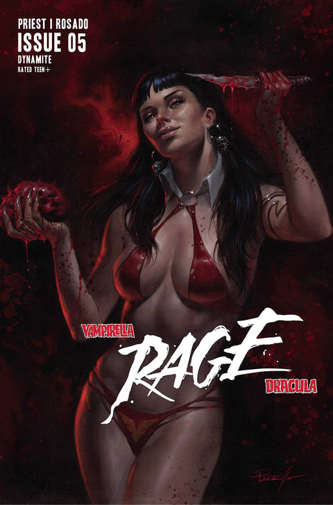 Vampirella / Dracula: Rage 5 Comic Lucio Parrillo Dynamite Entertainment 2024