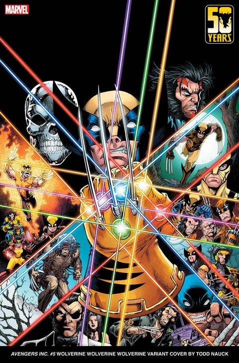 Avengers, Inc. 5C Comic Todd Nauck 50 Years of Wolverine Variant Marvel Comics 2024