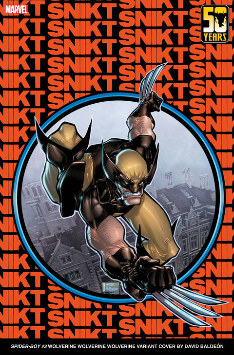 Spider-Boy, Vol. 1 3C Comic David Baldeón 50 Years of Wolverine Variant Marvel Comics 2024