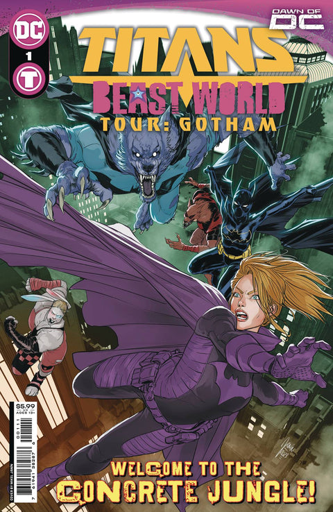 Titans: Beast World Tour - Gotham 1A Comic Mikel Janin DC Comics 2023