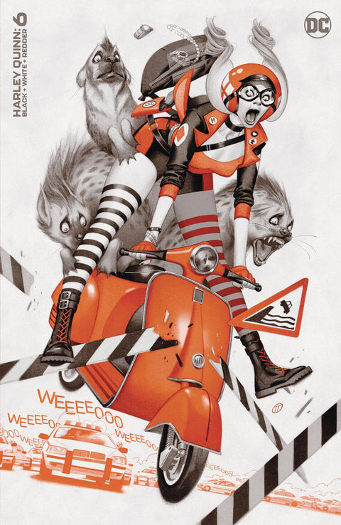 Harley Quinn: Black + White + Redder 6B Comic Julian Totino Tedesco Variant DC Comics 2023