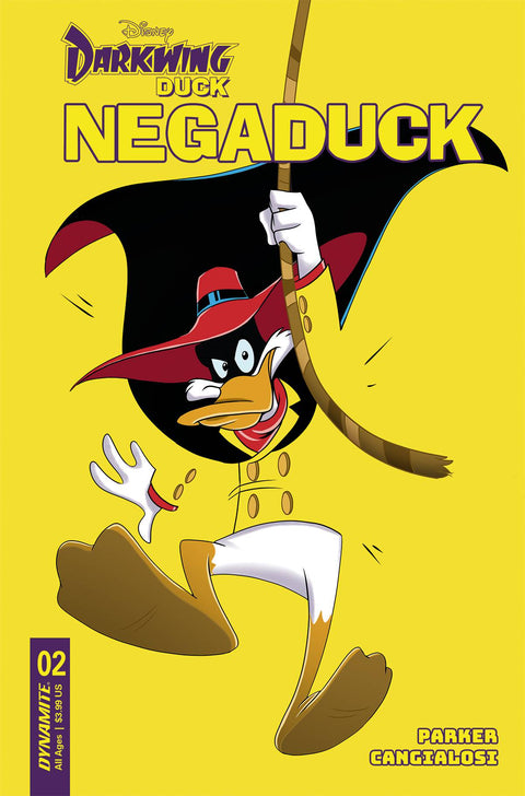 Darkwing Duck: Negaduck 2J Comic Forstner Negative Space Variant Dynamite Entertainment 2023