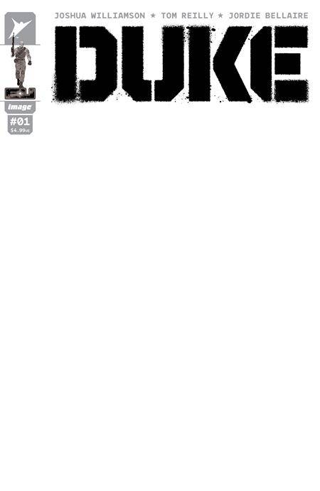 Duke (Skybound) 1G Comic Blank Sketch Image Comics 2023
