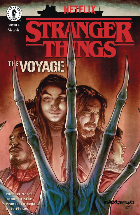 Stranger Things: The Voyage 4 Comic Alejandro Barrionuevo Variant Dark Horse Comics 2024