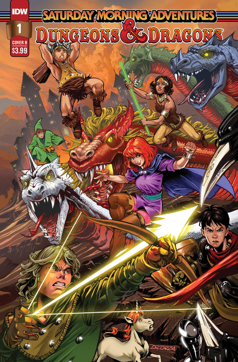 Dungeons & Dragons: Saturday Morning Adventures, Vol. 2 1B Comic Escorza Brothers Variant IDW Publishing 2024