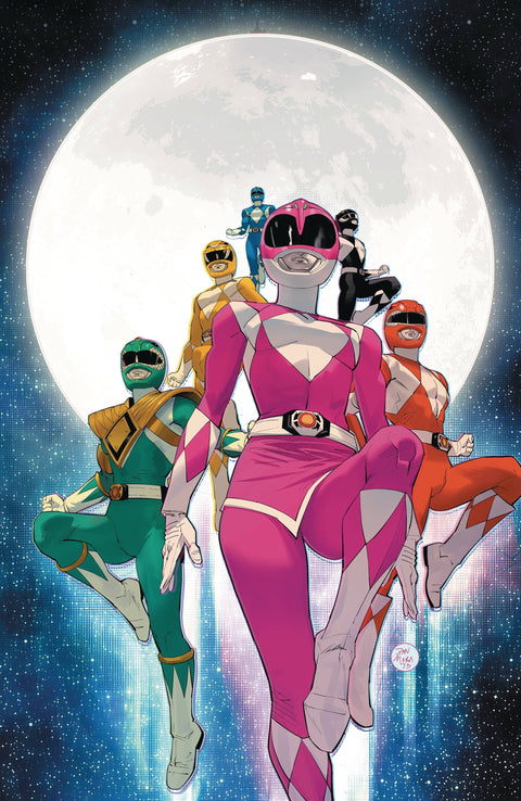 Mighty Morphin Power Rangers: The Return 1F Comic Dan Mora Unlockable Variant Boom! Studios 2024