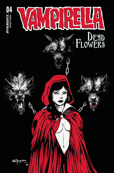 Vampirella: Dead Flowers 4D Comic Sara Frazetta Variant Dynamite Entertainment 2024