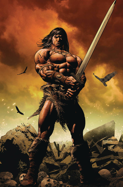 Conan the Barbarian (Titan Books) 5G Comic Mike Deodato Jr. LCSD Virgin Foil Variant Titan Books 2023