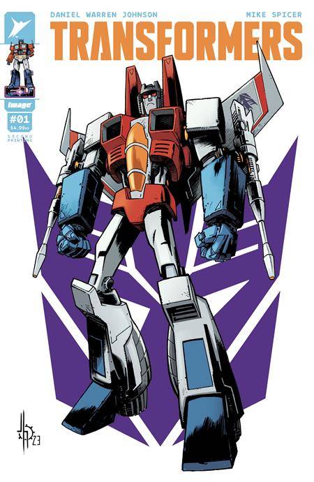 Transformers (Image) 1K Comic 2nd Print B Cover Image Comics 2023