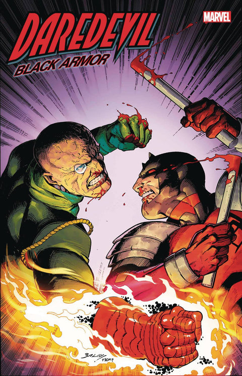 Daredevil: Black Armor 4A Comic Mark Bagley Regular Marvel Comics 2024