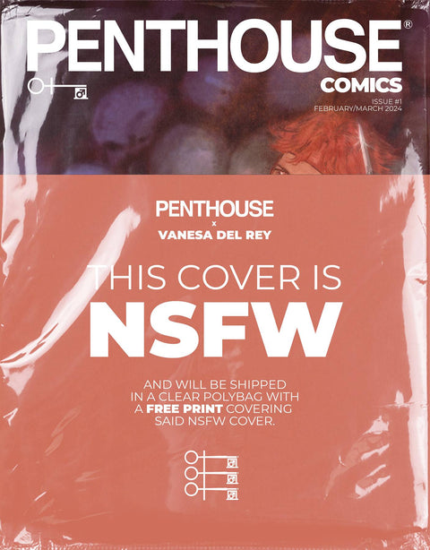 Penthouse Comics 1G Comic Polybag Del Rey Variant Penthouse 2024
