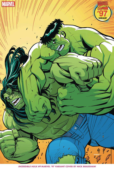 The Incredible Hulk, Vol. 4 9 Comic Nick Bradshaw Variant Marvel Comics 2024
