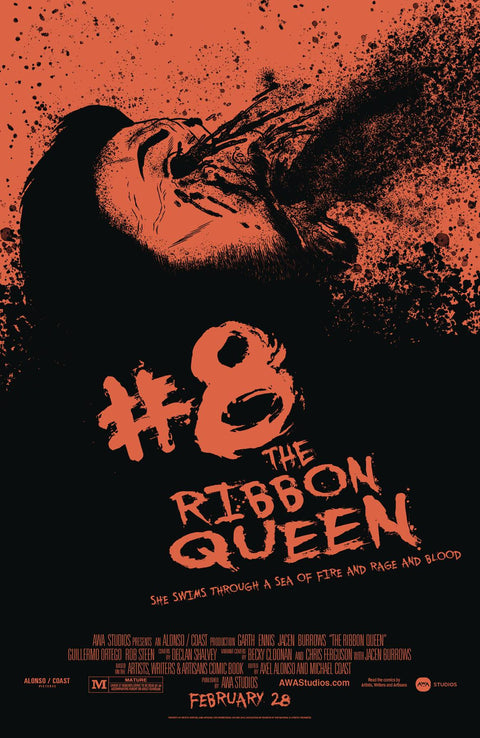 The Ribbon Queen 8 Comic Chris Ferguson Variant AWA Studios 2024