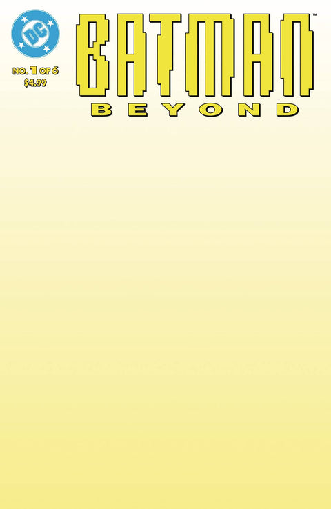 Batman Beyond, Vol. 1 1L Comic Facsimile Blank Variant DC Comics 2024