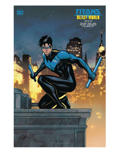 Titans: Beast World 6B Comic Clayton Henry Lenticular Variant DC Comics 2024