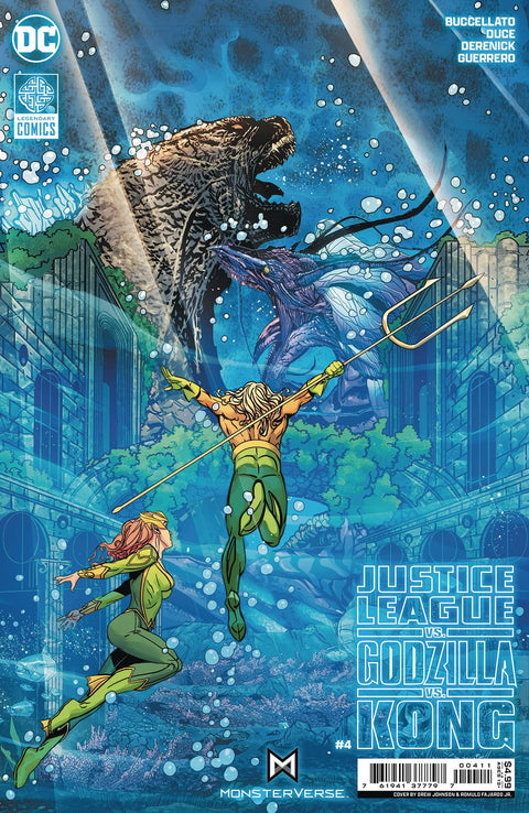 Justice League Vs. Godzilla Vs. Kong 4A Comic Drew Johnson DC Comics 2024