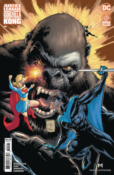 Justice League Vs. Godzilla Vs. Kong 4B Comic Whilce Portacio Variant DC Comics 2024