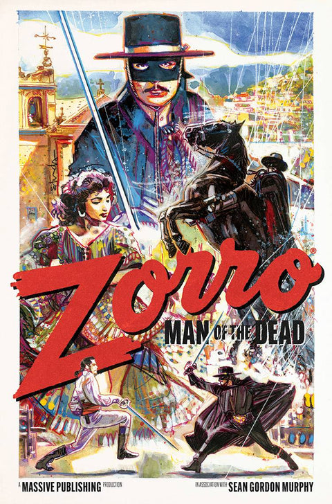 Zorro: Man of the Dead 2 Comic Tommy Lee Edwards Variant Massive 2024