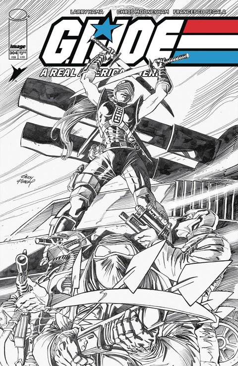 G.I. Joe: A Real American Hero 2023 (Image) 304 Comic Andy Kubert B&W Variant Image Comics 2024
