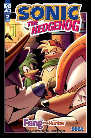Sonic The Hedgehog: Fang the Hunter 2 Comic Thomas Rothlisberger Variant IDW Publishing 2024