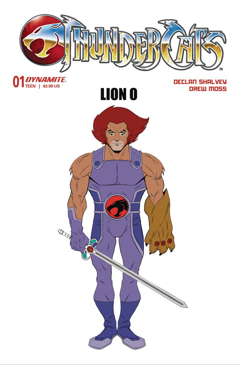 Thundercats (Dynamite Entertainment) 1P Comic 1:10 Drew Moss Lion-O Variant Dynamite Entertainment 2024