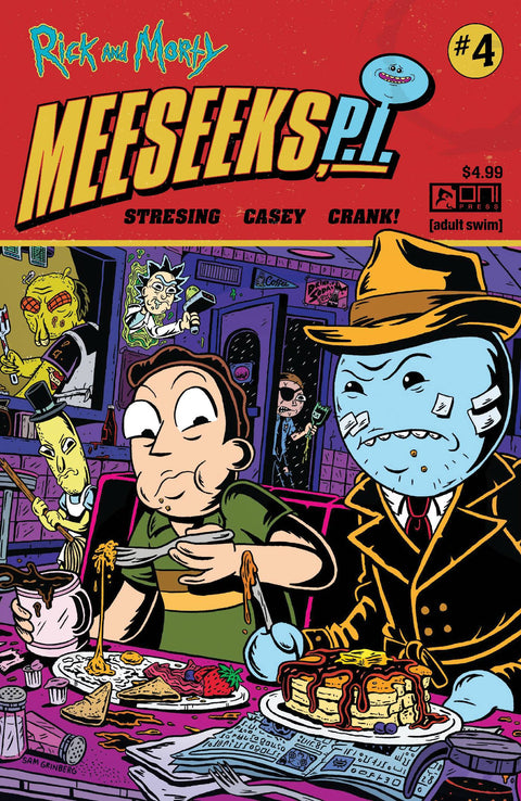Rick & Morty: Meeseeks P.I. 4B Comic Sam Grinberg Variant Oni Press 2024