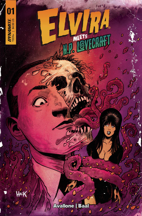 Elvira Meets H.P. Lovecraft 1 Comic Robert Hack Variant Dynamite Entertainment 2024