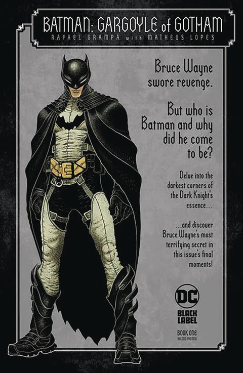 Batman: Gargoyle of Gotham 1I Comic 2nd Printing DC Comics 2023