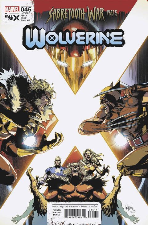 Wolverine, Vol. 7 45 Comic Leinil Francis Yu Regular Marvel Comics 2024