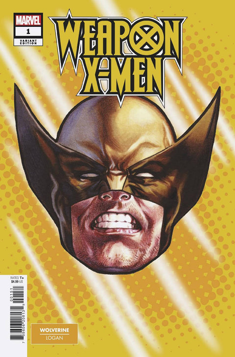 Weapon X-Men 1 Comic Mark Brooks Headshot Variant Marvel Comics 2024