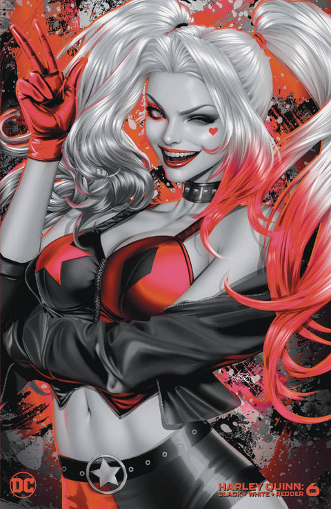 Harley Quinn: Black + White + Redder 6C Comic Ariel Diaz Variant DC Comics 2023