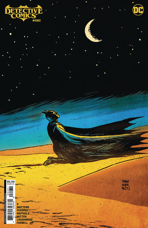 Detective Comics, Vol. 3 1082 Comic Francesco Francavilla Variant DC Comics 2024
