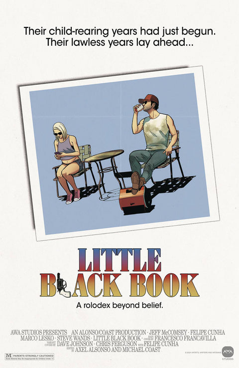 Little Black Book 1 Comic Movie Poster Homage AWA Studios 2024