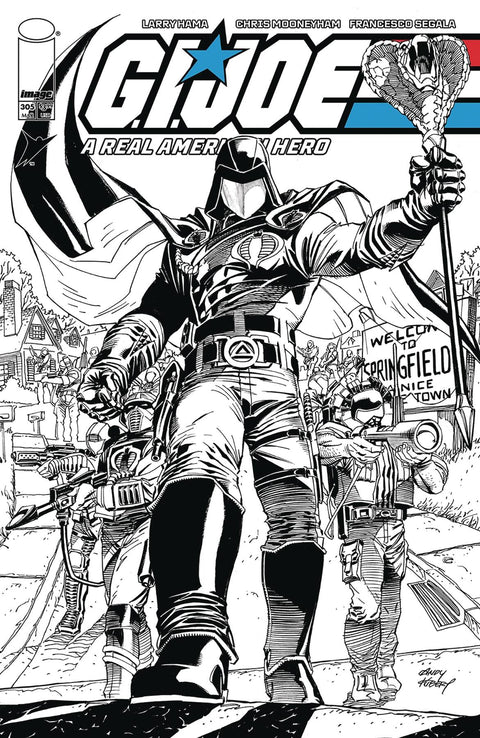 G.I. Joe: A Real American Hero 2023 (Image) 305 Comic Andy Kubert B&W Variant Image Comics 2024