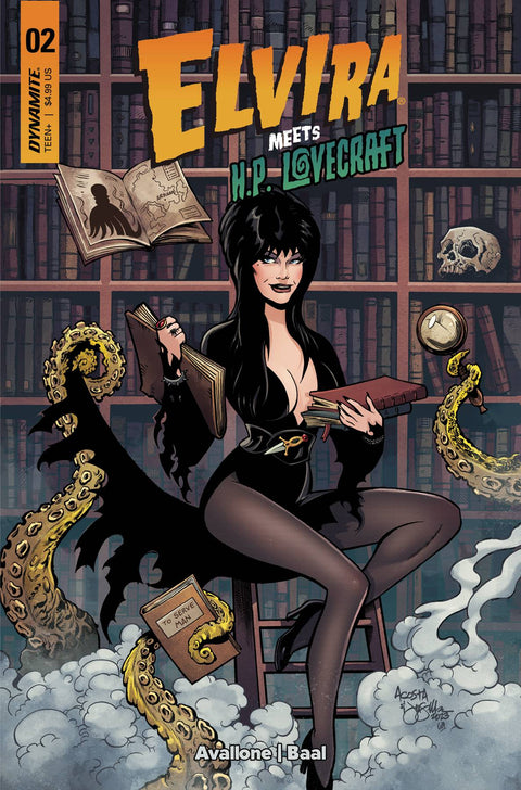 Elvira Meets H.P. Lovecraft 2 Comic Dave Acosta Regular Dynamite Entertainment 2024