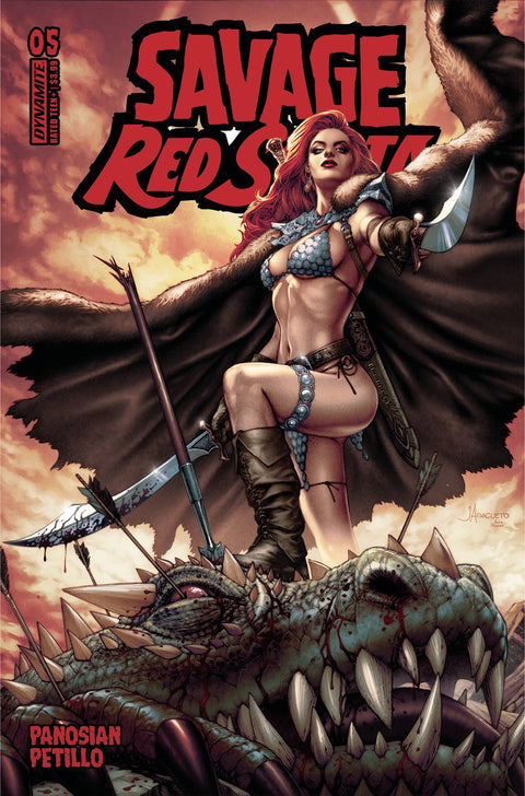 Savage Red Sonja 5 Comic Jay Anacleto Variant Dynamite Entertainment 2024