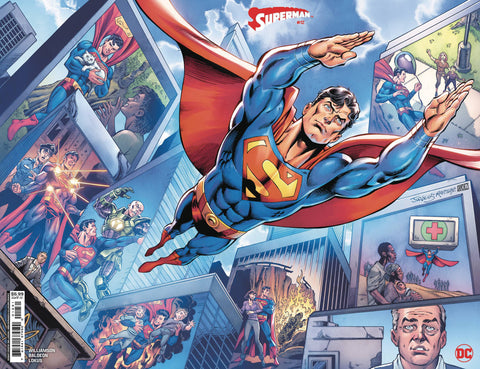 Superman, Vol. 6 12 Comic Dan Jurgens Wraparound Variant DC Comics 2024