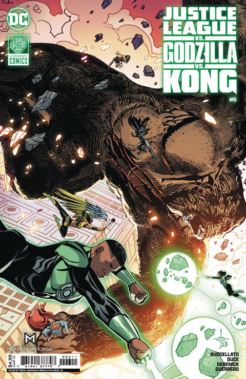 Justice League vs. Godzilla vs. Kong 6 Comic Drew Edward Johnson Regular DC Comics 2024