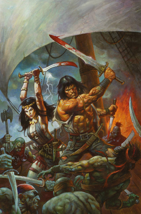 Conan the Barbarian (Titan Books) 7D Comic Alex Horley Variant Titan Books 2024