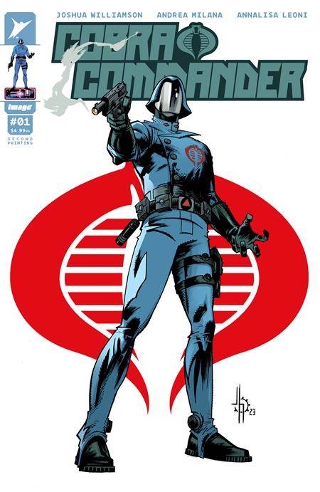Cobra Commander 1 Comic 2nd Printing Jason Howard 'Cobra Commnder' Variant Image Comics 2024