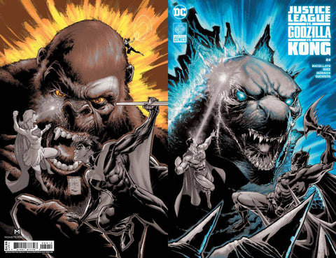 Justice League vs. Godzilla vs. Kong 4 Comic 2nd Printing Whilce Portacio Variant DC Comics 2024
