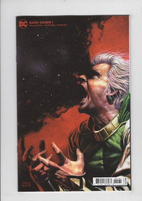 Dark Crisis, Vol. 1 #1F 1:50 Steve Beach Card Stock Variant Cover