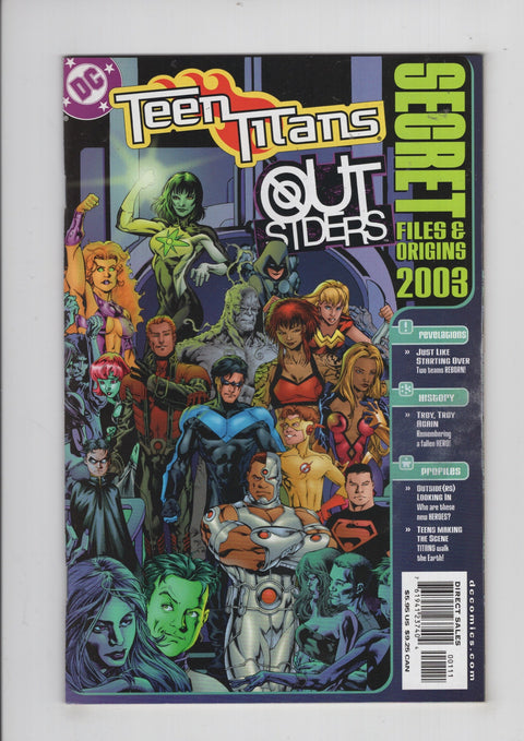 Teen Titans / Outsiders Secret Files & Origins 2003 1 