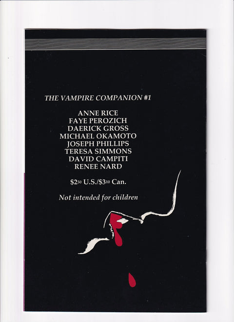 Anne Rice's The Vampire Companion #1-Comic-Knowhere Comics & Collectibles