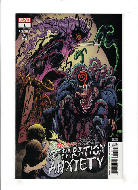 Absolute Carnage: Separation Anxiety 1 2nd Printing Variant Brian Level Cover