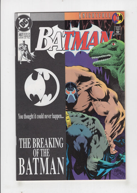Batman, Vol. 1 497 Bane Breaks Batman's Back