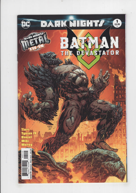 Batman: The Devastator 1 Jason Fabok 2nd Printing Variant Cover
