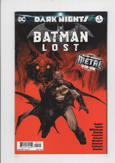 Batman: Lost 1 Olivier Coipel & Dave Stewart 2nd Print Cover